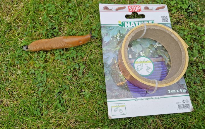 Review Nature kopertape tegen slakken in je tuin.