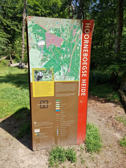 Informatiebord Hoorneboegse Heide.